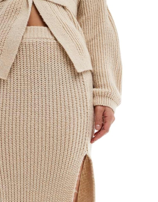 Miss Selfridge stickad maxikjol set - Image 3