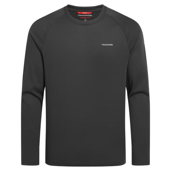 Craghoppers Heren Nour Nosilife T-shirt met lange mouwen (Donker ijzer) - Image 1