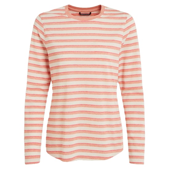 Craghoppers Dames/Dames Akona Gestreept Nosilife T-shirt met lange mouwen (Klei) - Image 1