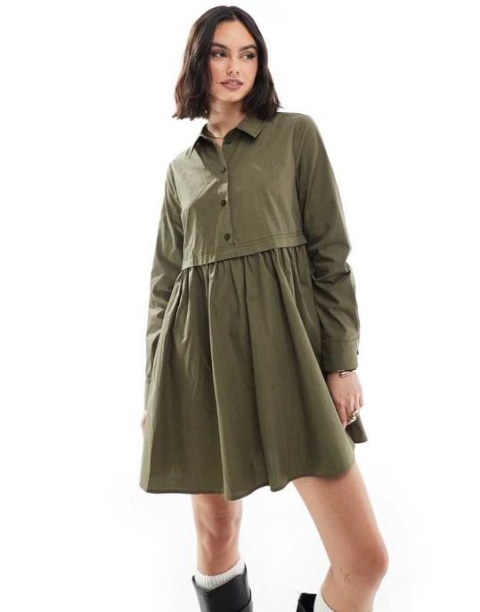 Miss Selfridge långärmad överdel klänning - Image 3