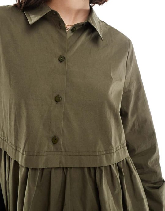 Miss Selfridge långärmad överdel klänning - Image 4