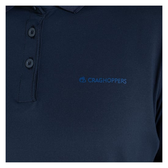 Craghoppers Dames/Dames Thornbury Nosilife Golf Poloshirt met lange mouwen (Blauwe Marine) - Image 3