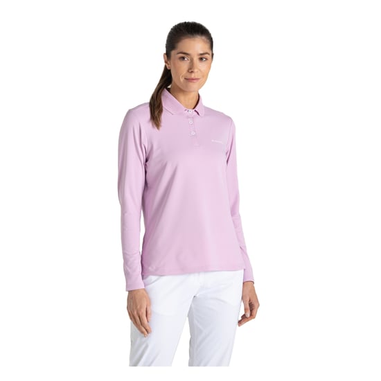 Craghoppers Dames/Dames Thornbury Nosilife Golf Poloshirt met lange mouwen (Orchidee) - Image 4