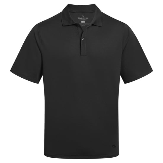 Craghoppers Heren Expert Basecamp Wicking Poloshirt (Zwart) - Image 1