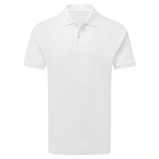 Asquith & Fox Mens Premium Mercerised Cotton Polo Shirt (White) - Image 1