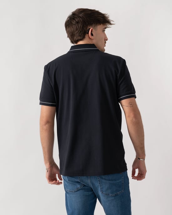 PL_Member Short Sleeve Polo Shirt in Dark Blue - Image 2