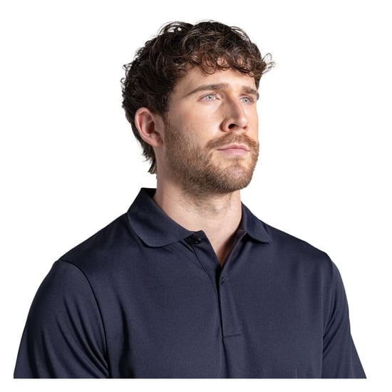 Craghoppers Mens Expert Basecamp Wicking Polo Shirt (Dark Navy) - Image 3