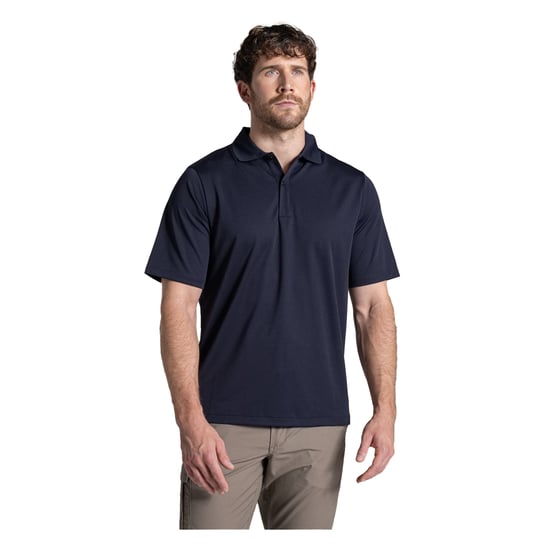 Craghoppers Mens Expert Basecamp Wicking Polo Shirt (Dark Navy) - Image 4