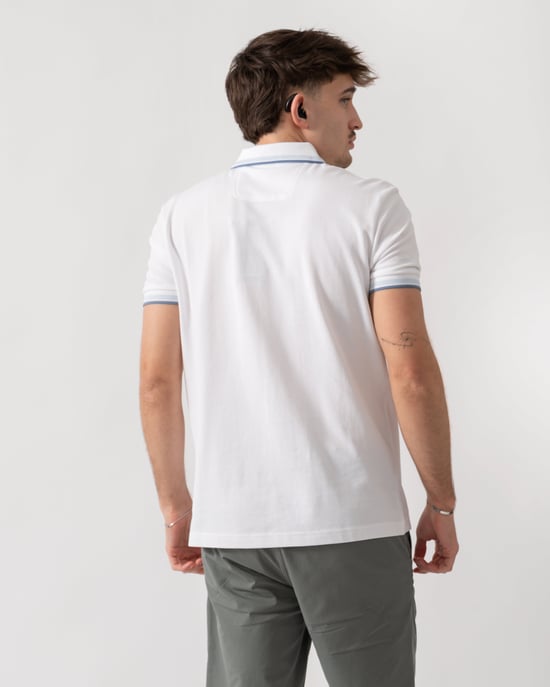 Paddy Polo Shirt in White - Image 2