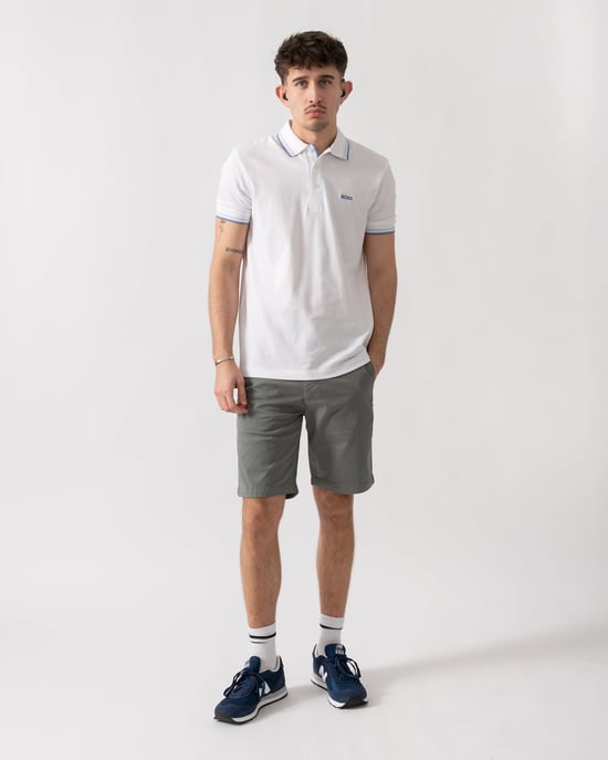 Paddy Polo Shirt in White - Image 4