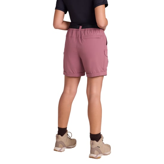 Mountain Warehouse Kvinnor/Ställs Stellar Ripstop Vandrings Cargo Shorts (Mörk Rosa) - Image 2