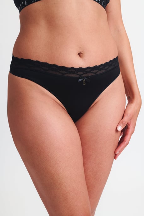 Multi Pack (5) Lace Waist Thong - Image 2