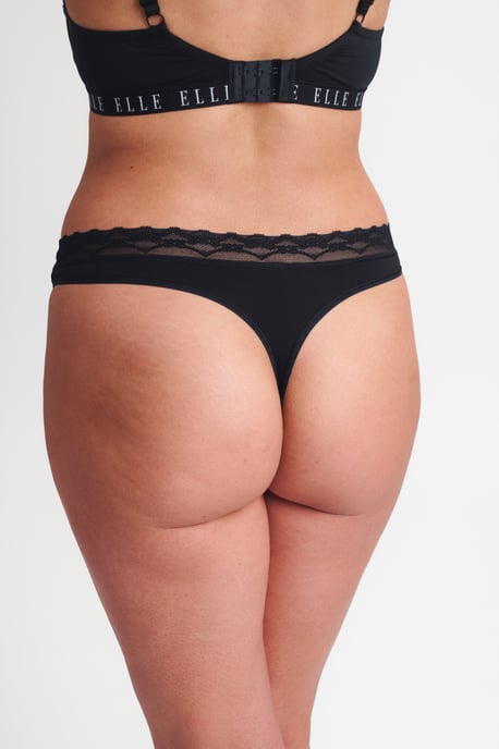 Multi Pack (5) Lace Waist Thong - Image 3