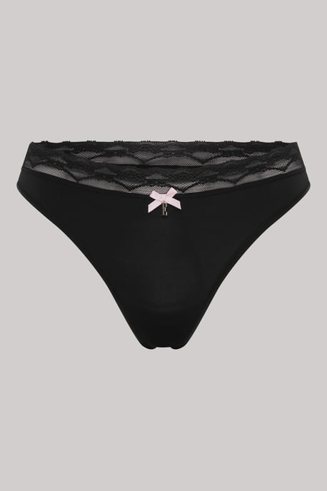 Multi Pack (5) Lace Waist Thong - Image 4