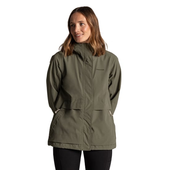 Craghoppers Womens/Ladies Maryam Waterproof Jacket (Dark Sage) - Image 2