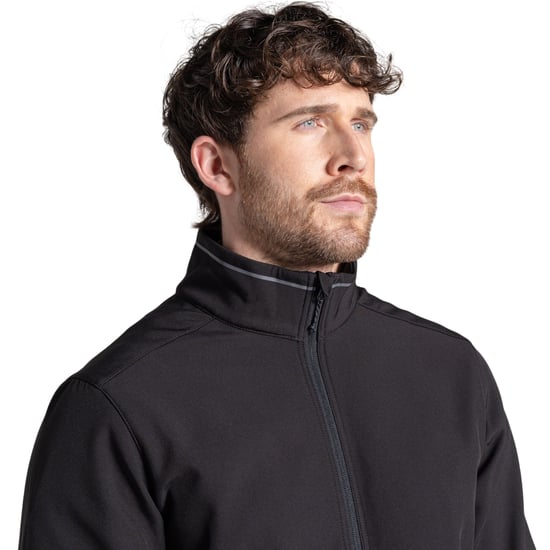 Craghoppers Mens Expert Basecamp II Soft Shell Jacket (Black) - Image 3