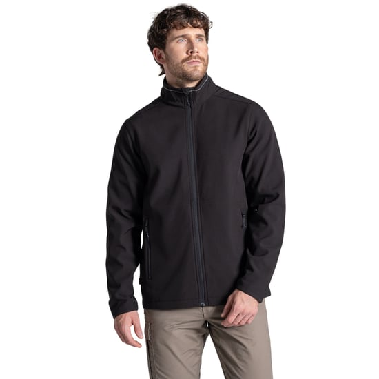 Craghoppers Mens Expert Basecamp II Soft Shell Jacket (Black) - Image 5