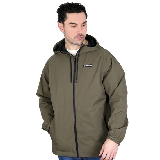 Lambretta Mens Ripstop Hooded Jacket (Khaki) - Image 5