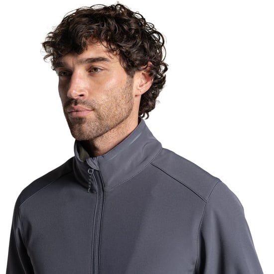 Craghoppers Mens Expert Basecamp II Soft Shell Jacket (Carbon Grey) - Image 3