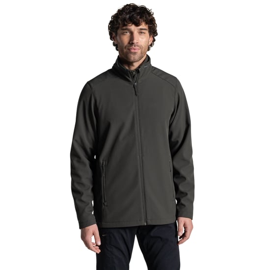Craghoppers Mens Expert Basecamp II Soft Shell Jacket (Dark Cedar Green) - Image 4