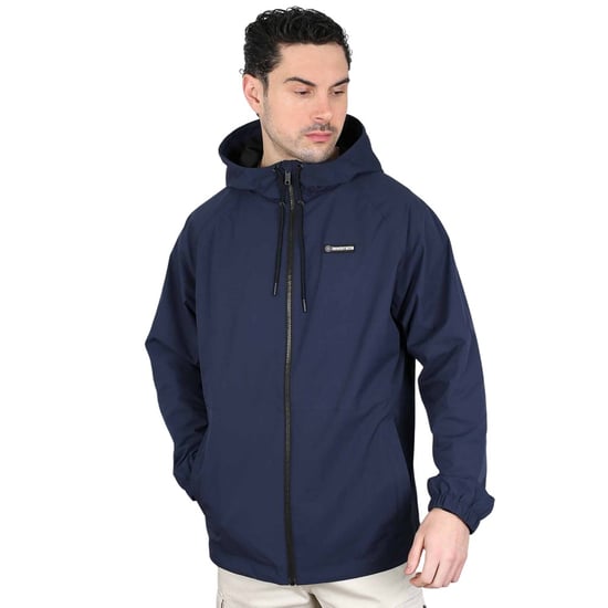 Lambretta Mens Ripstop Hooded Jacket (Navy) - Image 5