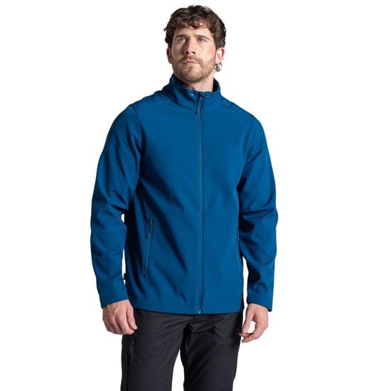 Craghoppers Mens Expert Basecamp II Soft Shell Jacket (Poseidon Blue) - Image 4