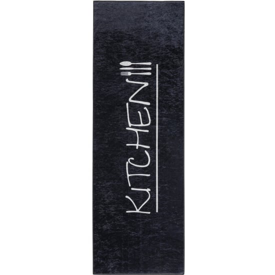 Muratap Keukenloper kitchen wasbaar anti-slip zwart- 60x180 cm - Image 3