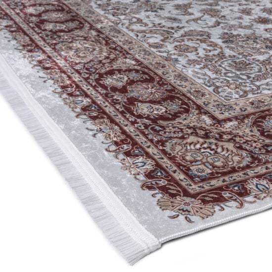 Muratap Star rond klassiek oosters vloerkleed wasbaar rood- 160 cm rond - Image 4