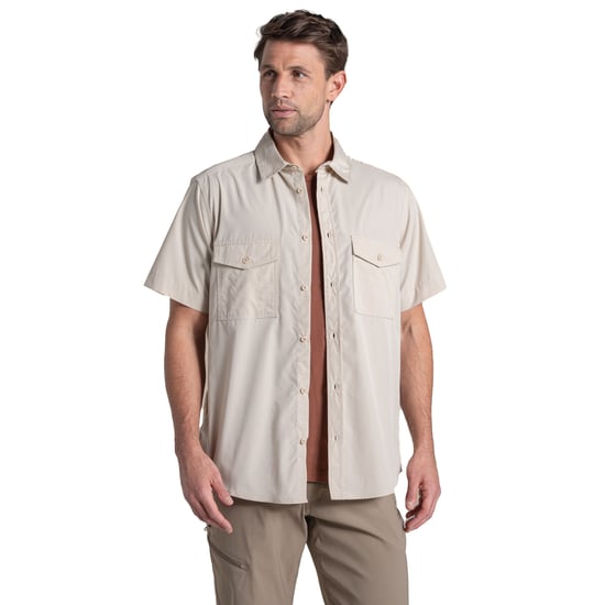 Craghoppers Heren Kiwi II Shirt Met Korte Mouwen (Havermout) - Image 3