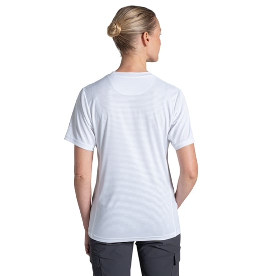 Craghoppers Dames/Dames Nosilife T-Shirt (Wit) - Image 2