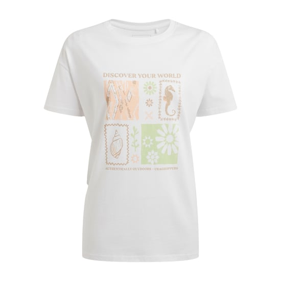 Craghoppers Womens/Ladies Yago Discover Your World T-Shirt (White) - Image 1