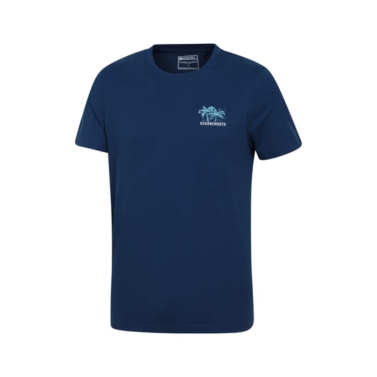 Mountain Warehouse Heren Bournemouth Bedrukt Organisch T-Shirt (Marine) - Image 2