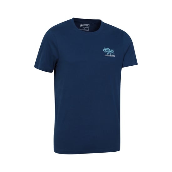 Mountain Warehouse Heren Bournemouth Bedrukt Organisch T-Shirt (Marine) - Image 3