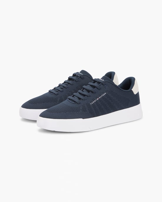 TH Court Knit Trainers in Dark Blue - Image 1