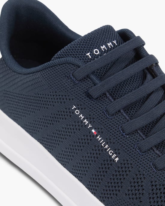 TH Court Knit Trainers in Dark Blue - Image 3
