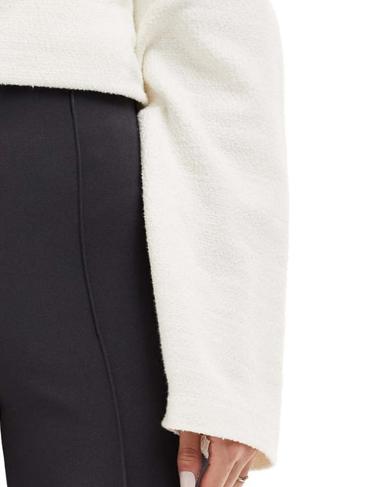 Vero Moda plisséframsida vida byxor i kolgrå - Image 4