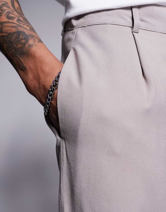 ASOS DESIGN vida smarta byxor i svamp - Image 3