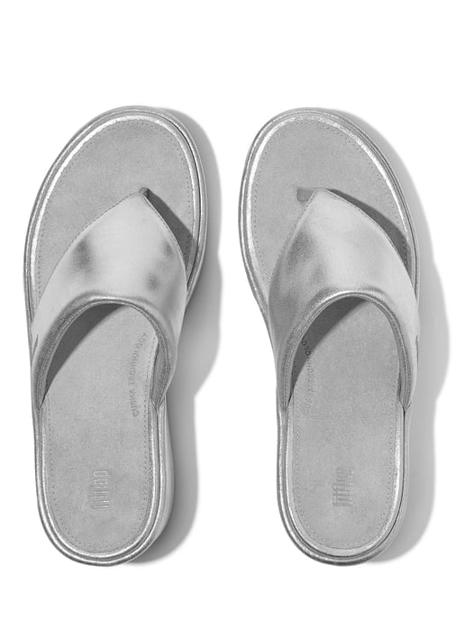 FitFlop Platfform Wedge Dames Zilveren Sandalen - Image 3