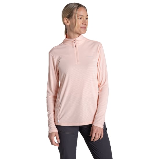 Craghoppers Dames/Dames Nosilife Half Zip Top (Sherbet) - Image 3