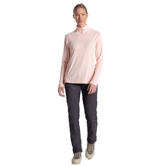 Craghoppers Dames/Dames Nosilife Half Zip Top (Sherbet) - Image 4
