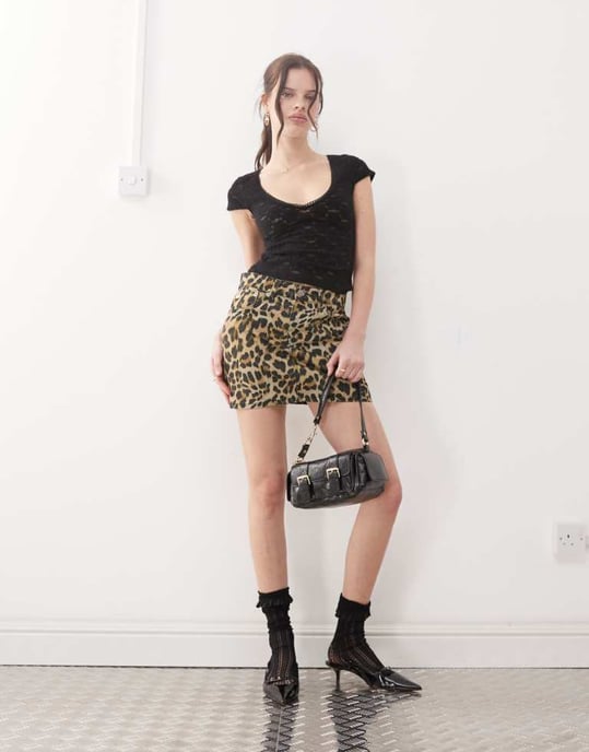 Motel sanjana lace top in black - Image 2