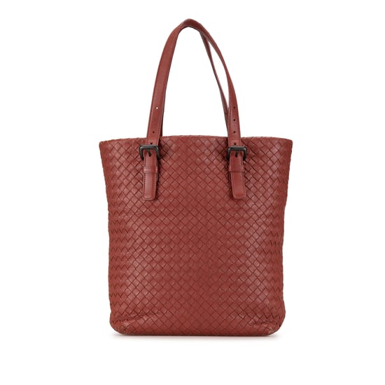 Intrecciato Leather Tote - Image 1