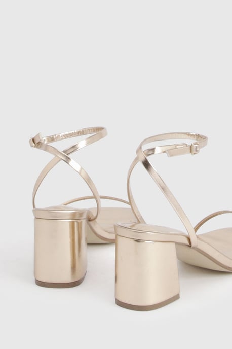 Wide Fit Square Toe 2 Part Block Toe Heel - Image 4