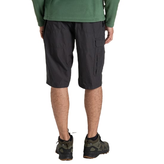 Craghoppers Heren Kiwi Lange Shorts (Zwarte peper) - Image 2