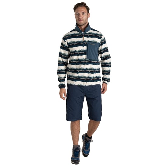 Craghoppers Heren Kiwi Lange Shorts (Staalblauw) - Image 3