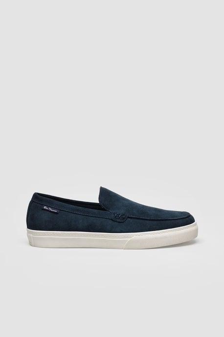 Ben Sherman Almer Suède Heren Navy Loafers - Image 2