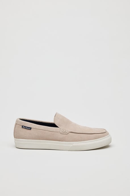 Ben Sherman Almer Suede Heren Stone Instappers - Image 2