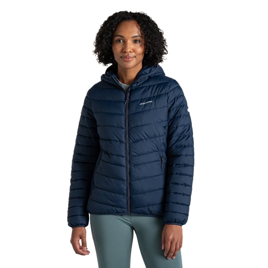 Craghoppers Dames Compresslite IX Geïsoleerde Hooded Jacket (Blauw Marine) - Image 3
