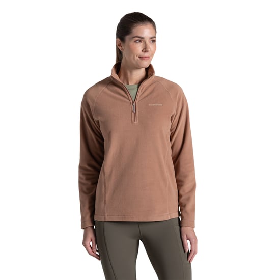 Craghoppers Womens/Ladies Miska VI Half Zip Fleece (Umber) - Image 3