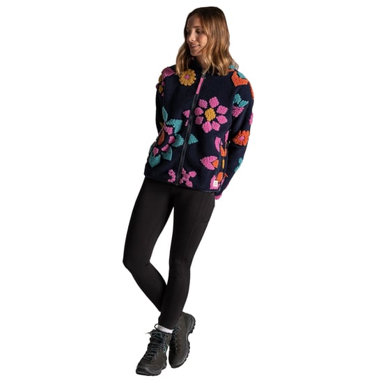 Craghoppers Womens/Ladies Catalina Flowers Full Zip Fleece Jacket (Dark Sapphire) - Image 4
